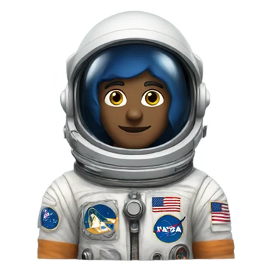 Navid astronaut sticker