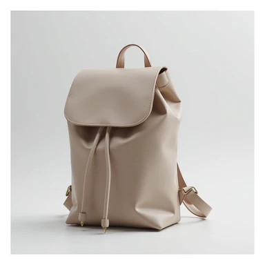 realistic modern design backpack, photorealistic style, neutral color sticker