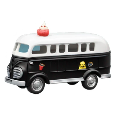 Darth Vader’s Matchbox ice cream  bus 1956 ford sticker