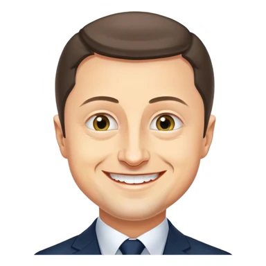 Vladimir Zelensky is delighted sticker