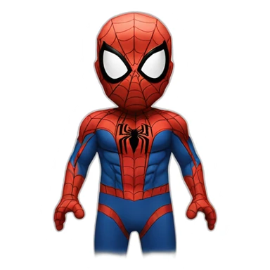 spiderman-white sticker