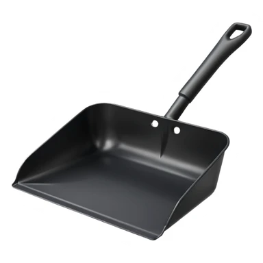 Black dust pan  sticker