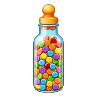 konpeito candy bottle sticker