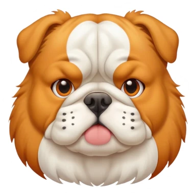 Bulldog mewing sticker