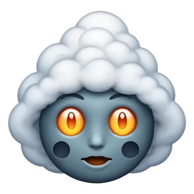 Fumaça no rosto sticker