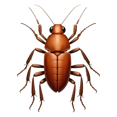 Cockroach shrugging sticker