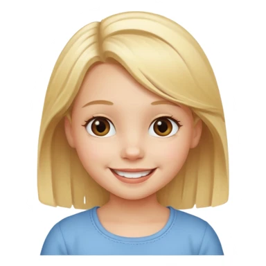  A cute little girl  sticker