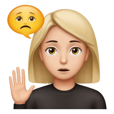 Creat and emoji of the famous video "please speed I need this" sticker