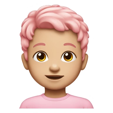Baby pink bi sticker