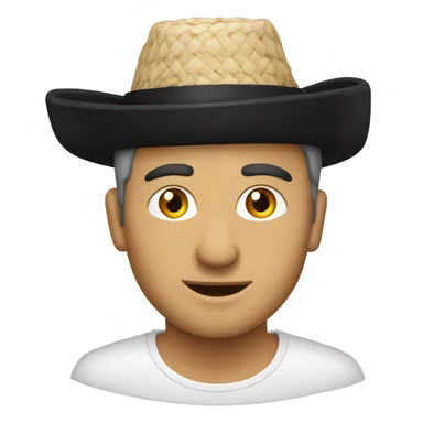 man wearing the albanian plis tradituonal hat sticker