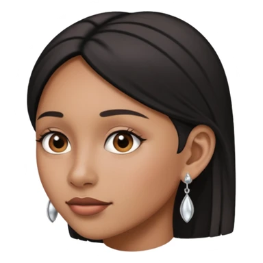 hipster earring sticker