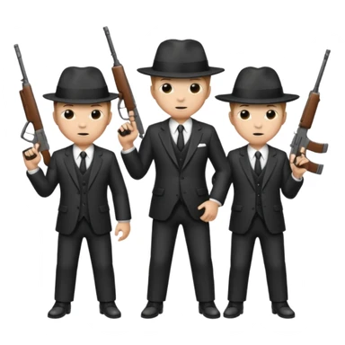 team of gangsters sticker