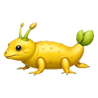 Banana slug sticker