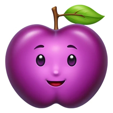 single plum sticker
