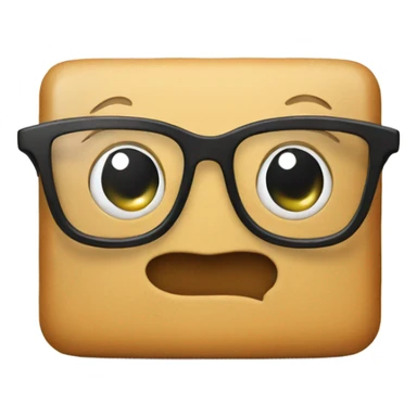 a smartbox with glasses on a heart sticker