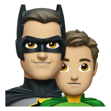 Batman and Robin sticker
