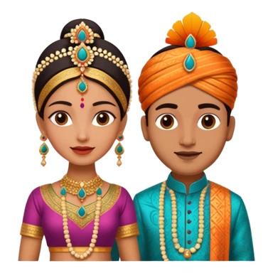 indian marriage sticker
