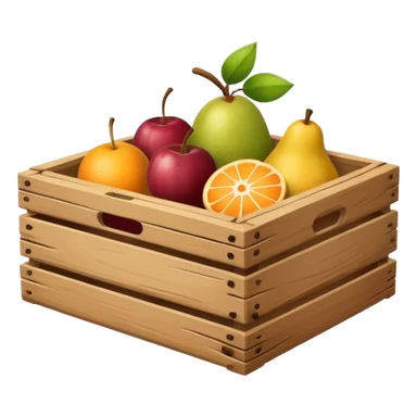 empty a fruit box sticker