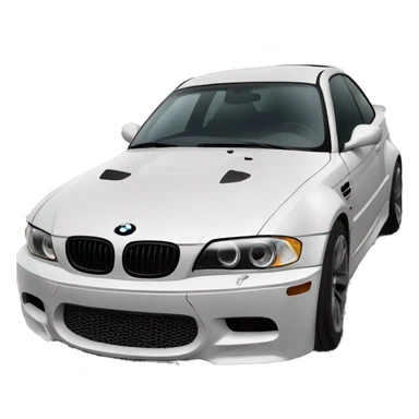 BMW in drift sticker