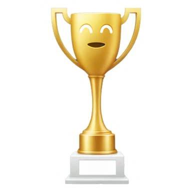trophy + google logo sticker