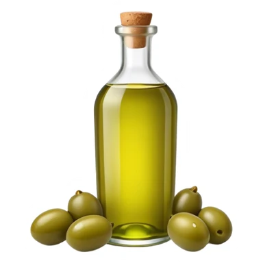 green olives and croatian olive oil bottle sticker