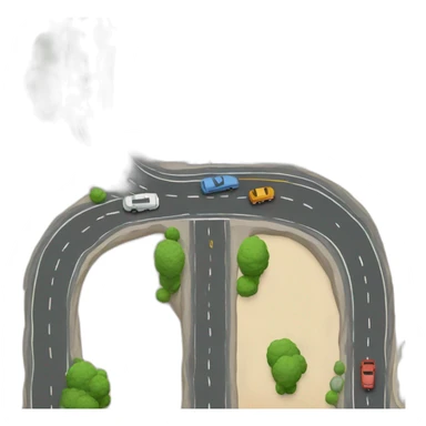 direction of a road sticker