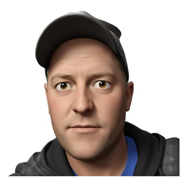 portrait of a boy with hat sticker