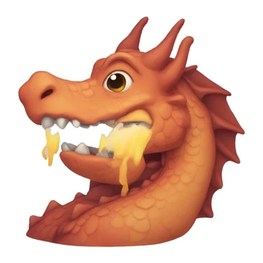 sad dragon sticker
