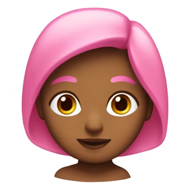 Un emoji très cute et de couleur rose sticker