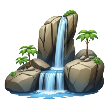 Waterfall sticker
