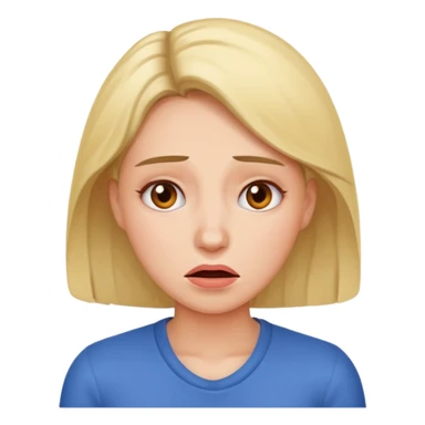 Women stressed sticker