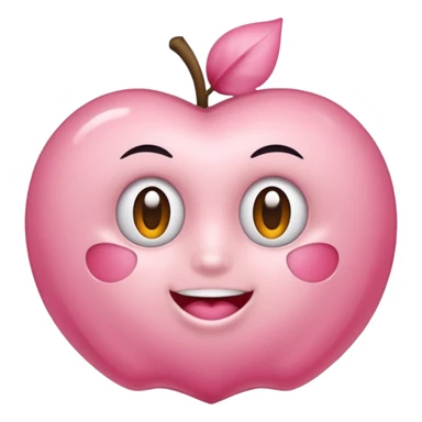 Um coração cor de rosa claro enormee, e atenção com vários acessórios super fofoss sticker