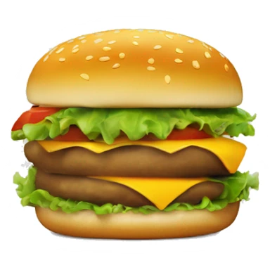 Cheeseburger on dirw sticker
