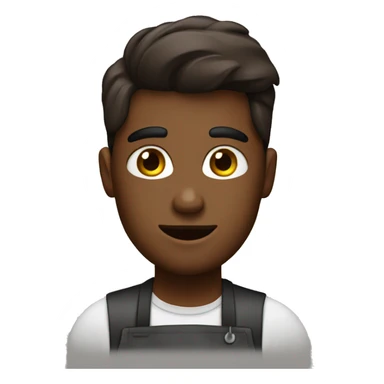 barista making coffee sticker