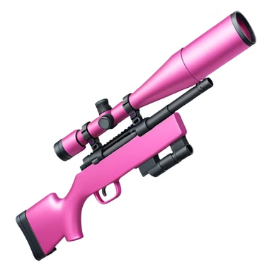 pink sniper sticker