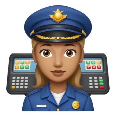 Fairground Staff Ride Operator at Controls sticker