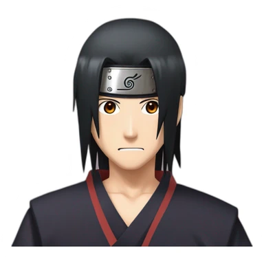 Itachi ushiwa réel naruto sticker