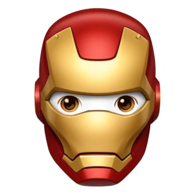 an ironman emoji sticker