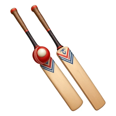 Only Cricket bat and ball sticker