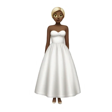 white dress  sticker