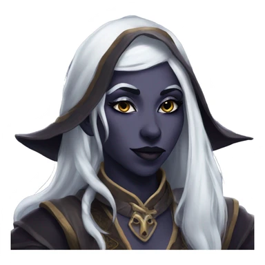 Drow wizard dnd seductive look sticker