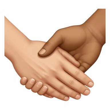 Handshake only hands sticker