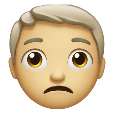 Emoji qui pleure sticker