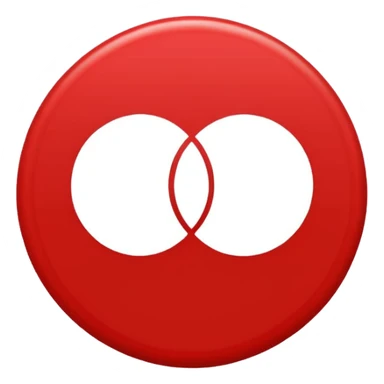 Shape: Solid red circle.

Text: Big white 35 in the middle, bold, slightly tilted. sticker