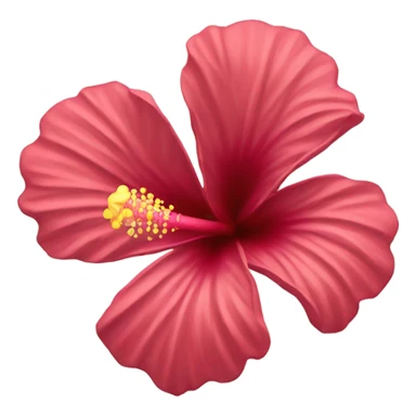 hibiscus flower with a bow sticker