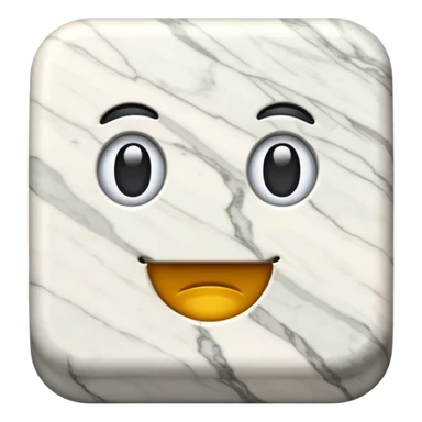 un blocco di marmo, irregolare sticker