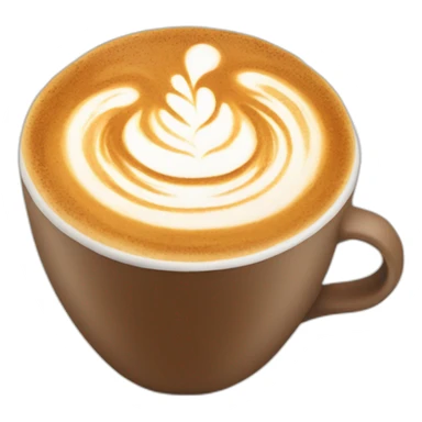 Latte art sticker
