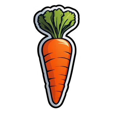 Carrot sticker