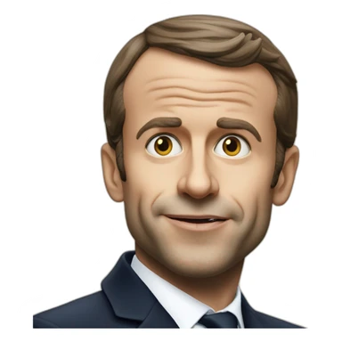 Manuel Macron eat sticker