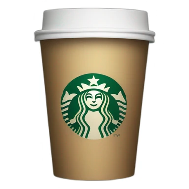 Starbucks cup sticker